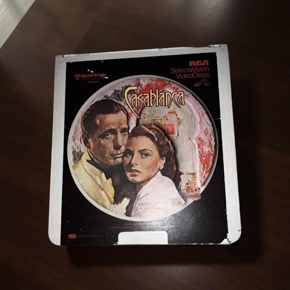 Vintage United Artist Casablanca RCA Selectavision Videodisc Video Disc